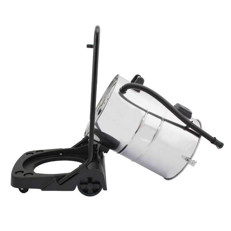 3000W Industrial Wet Dry Vacuum Cleaner, 80L, Stainless Steel with Attachments