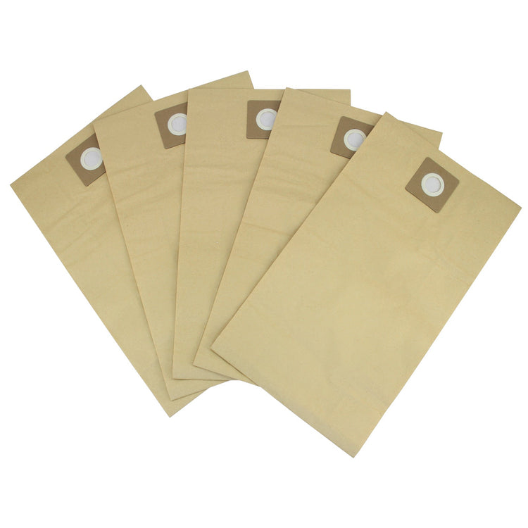 30L Upright Commercial Vacuum Cleaner Dust Bags, 5 Pack Hoover Paper Bags