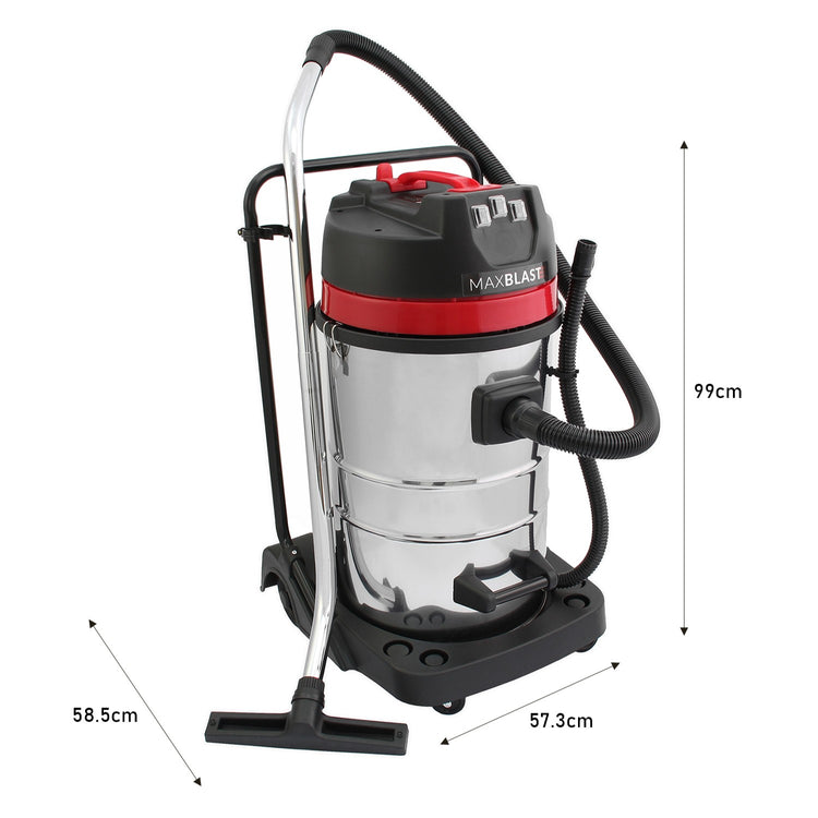 80L Wet & Dry Vacuum With 5m Hose