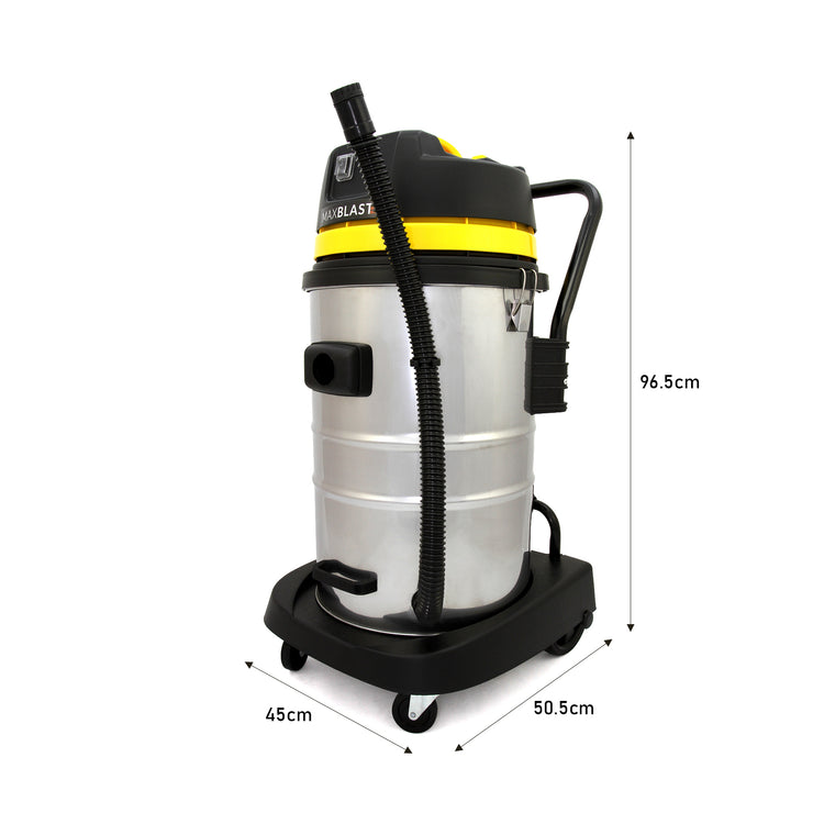 60L Wet & Dry Vacuum, Gutter Vacuum Poles & Camera