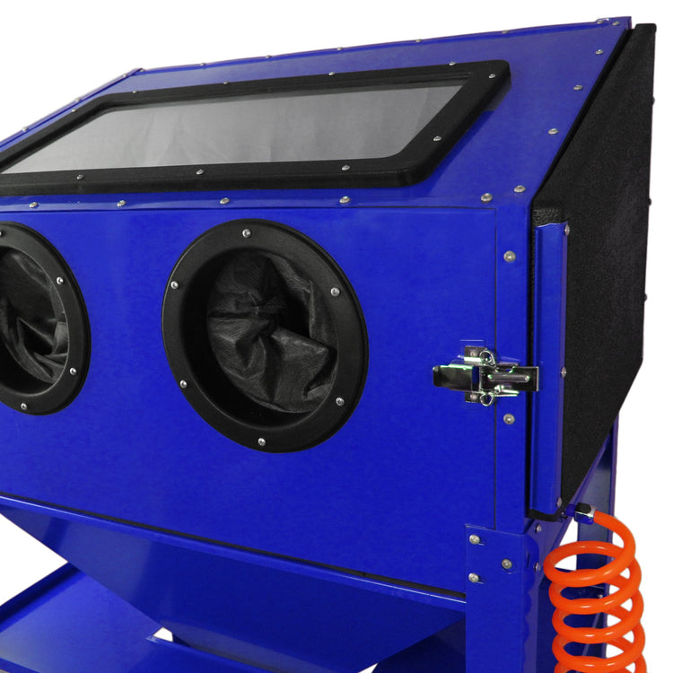 220L Heavy Duty Portable Sandblasting Cabinet, Work Station, Abrasive Bead Grit Sandblaster
