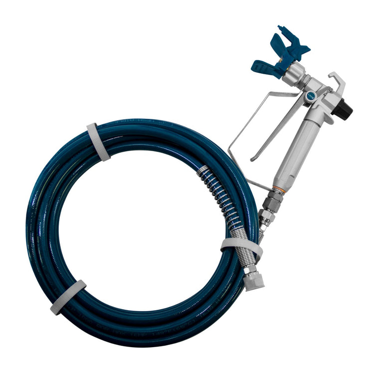 Commercial Electric Airless Paint Sprayer 650W, 240V, High Pressure, DIY Wall Spray Gun Kit, 2900PSI, 1.4L/Min, with 7.5m Hose & Extra 30cm Pole