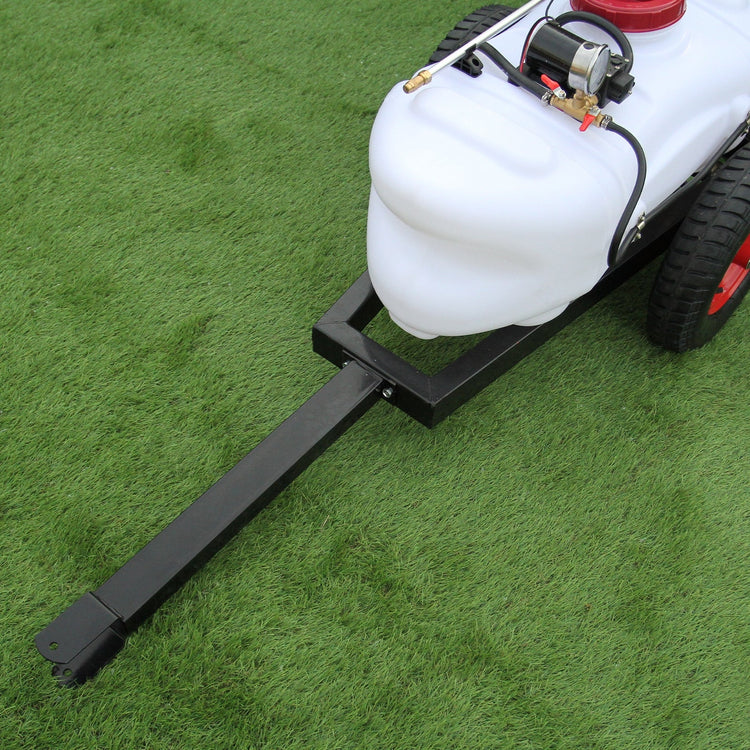 100L ATV Quad Sprayer Trailer, 12V Electric Farm Spot Crops Weed, Agricultural Garden Hand Lance Tank