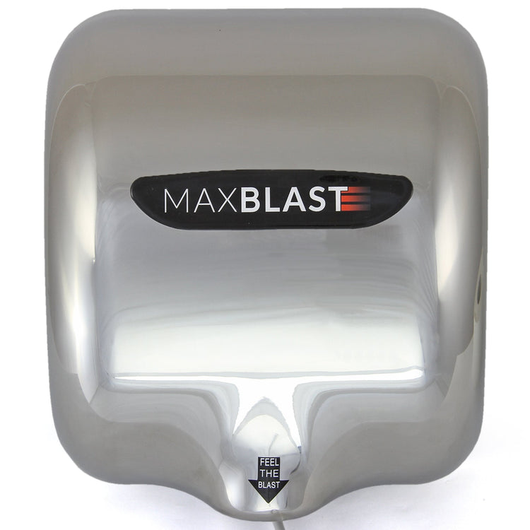 Commercial Electric Hand Dryers MAXBLAST, 2 Pack, Powerful Fast Drying, Wall Mounted Warm Air, Bathroom Toilet, Heavy Duty