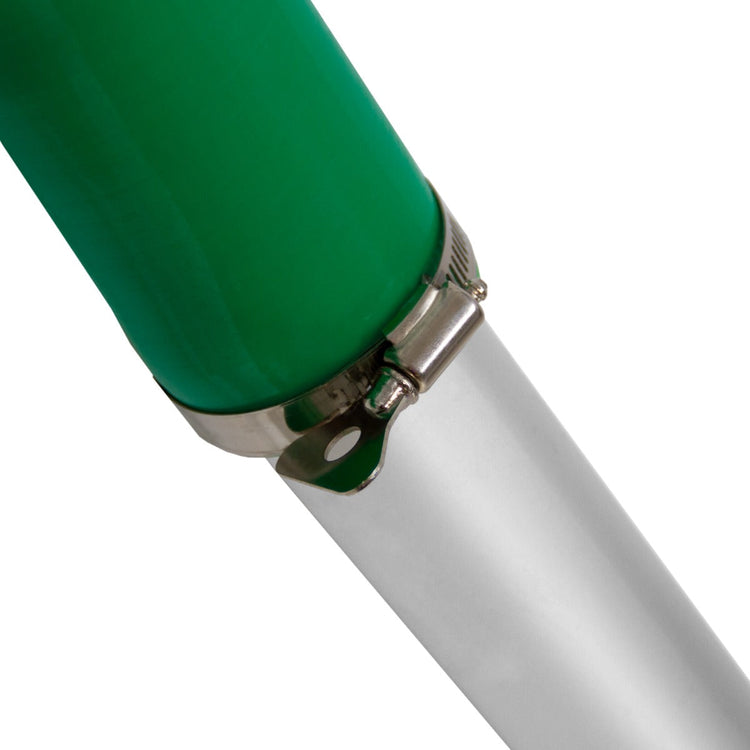 24ft Gutter Vacuum Pole Kit, Drain Pipe Sucker Cleaning System, Aluminium 51mm Diameter, Extendable 1.2m-7.2m, Hoover with Silicone Hose & U Bend Adaptor