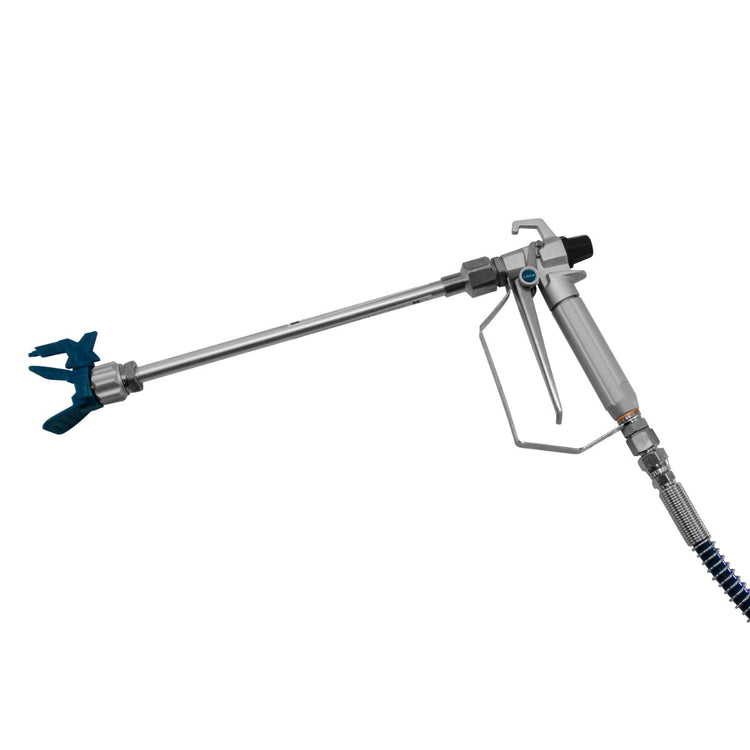 Commercial Electric Airless Paint Sprayer 650W, 240V, High Pressure, DIY Wall Spray Gun Kit, 2900PSI, 1.4L/Min, with 7.5m Hose & Extra 30cm Pole