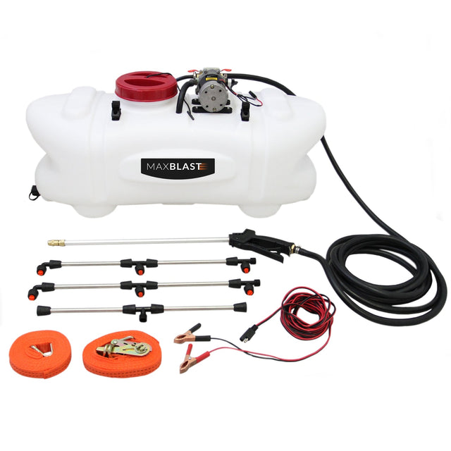 100L ATV Sprayer 12V, Spot Sprayer with Boom, Quad Tractor Accessories for Fertilizer, Herbicide, Pesticide Spreading