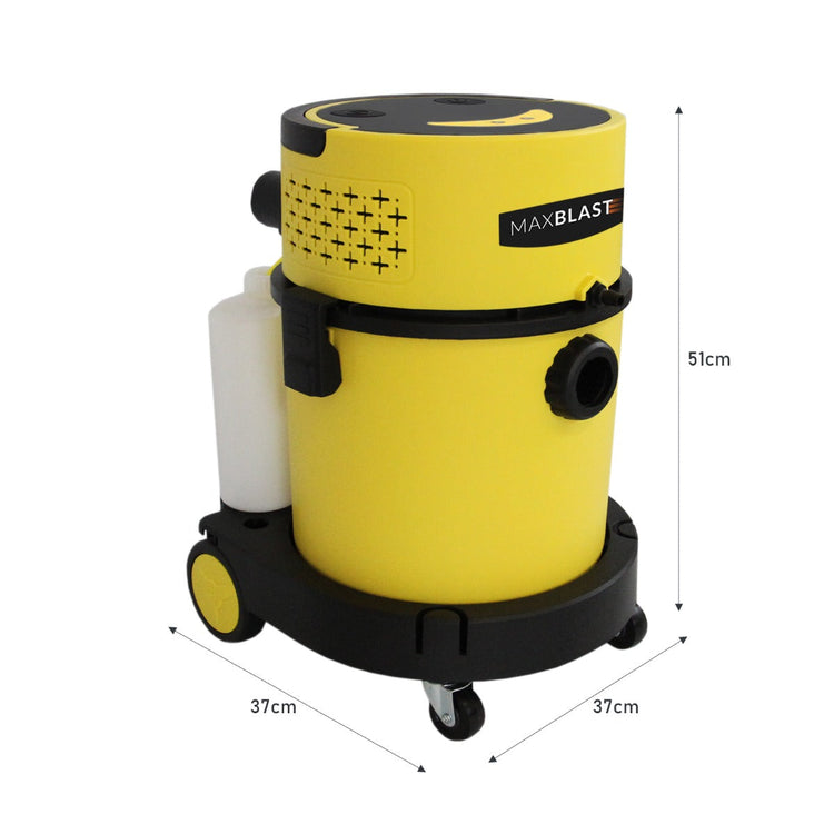 3 in 1 Carpet Washer Valeting Shampoo Machine, Wet/Dry Vacuum Cleaner, 1200W 20L Dirt Blower, 4.3m Auto Rewind Cable, HEPA Filter